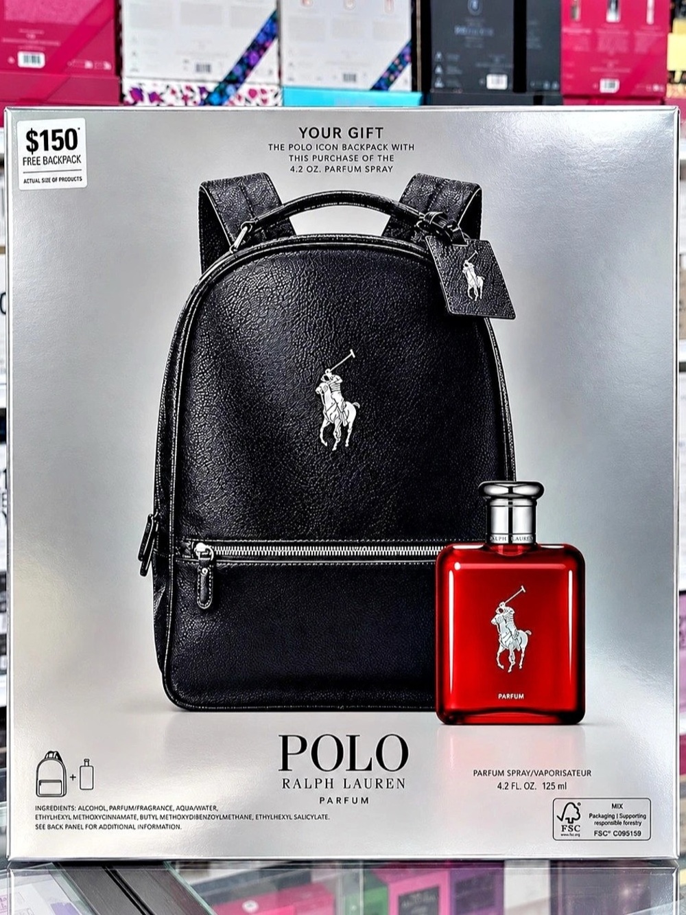 Polo Ralph Lauren backpack and fragrance gift set Backpack & Fragrance Gift Set